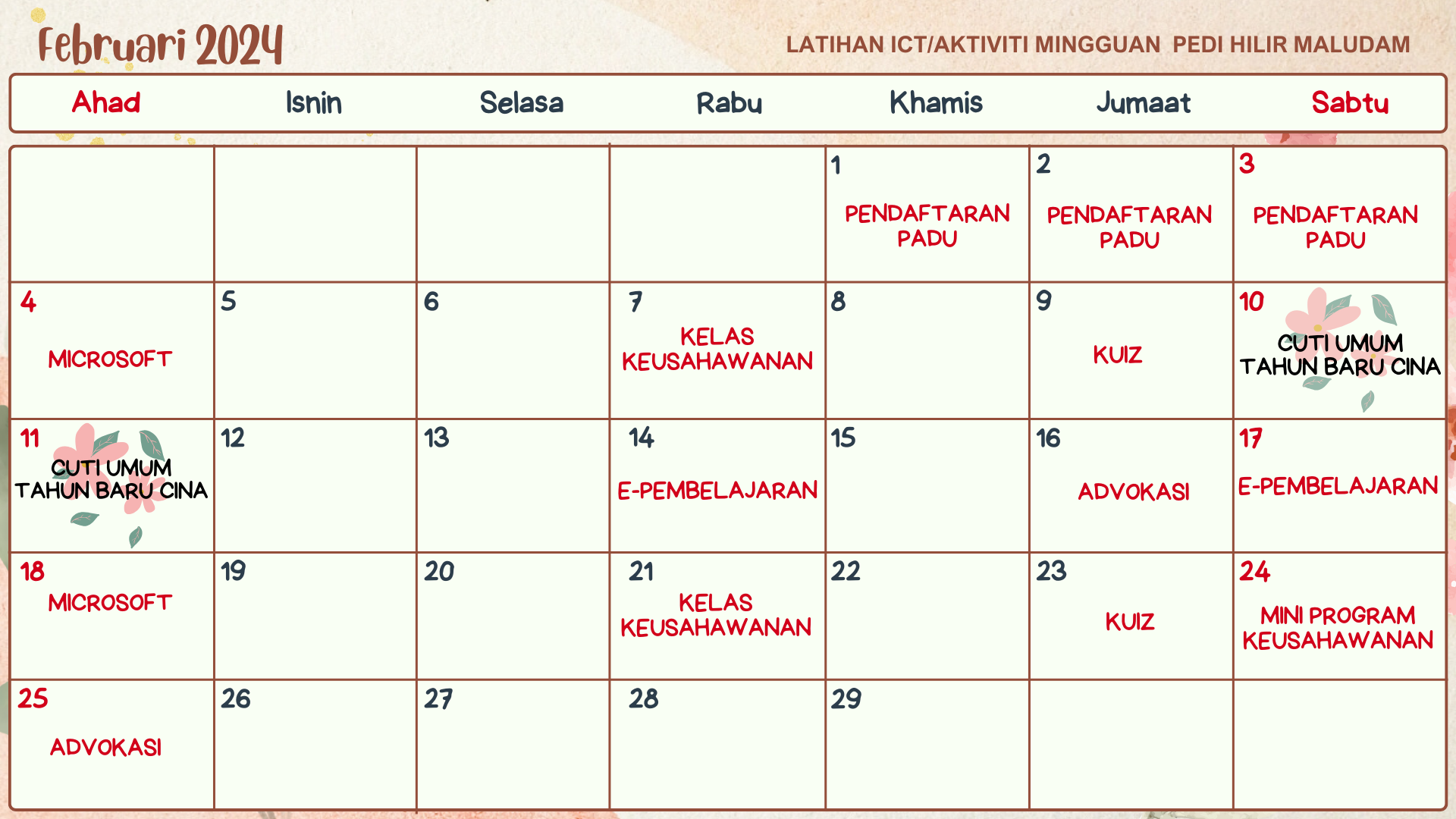 JADUAL AKTIVITI FEB2024